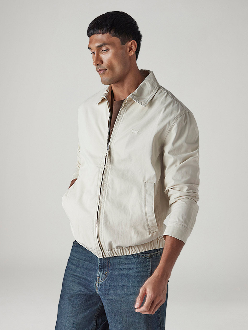Men's Solid Regular Fit Jacket