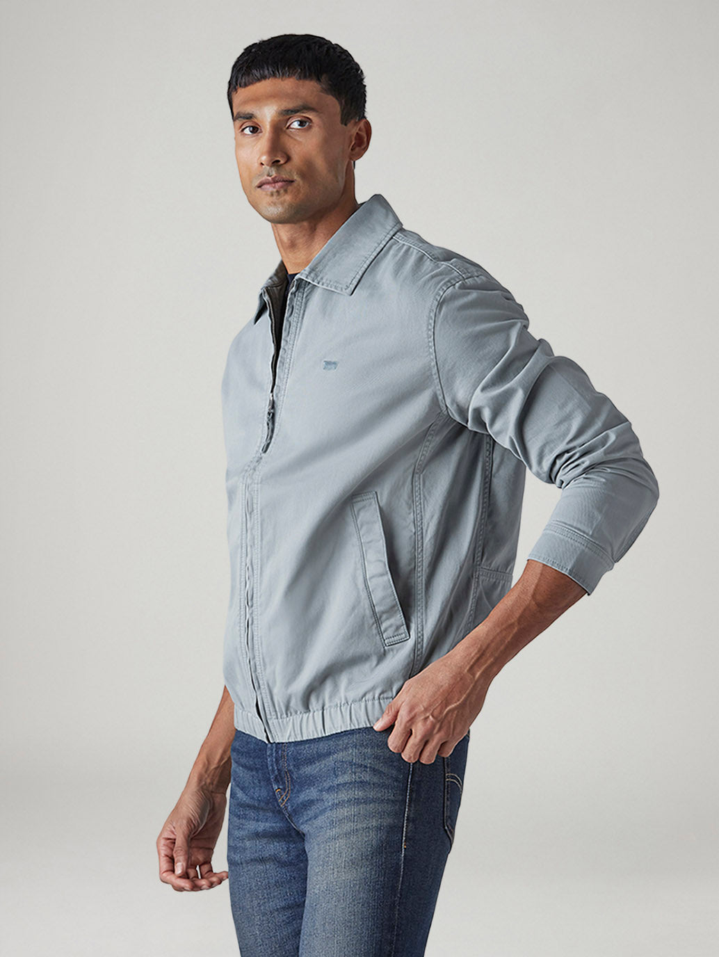 Men's Solid Regular Fit Jacket