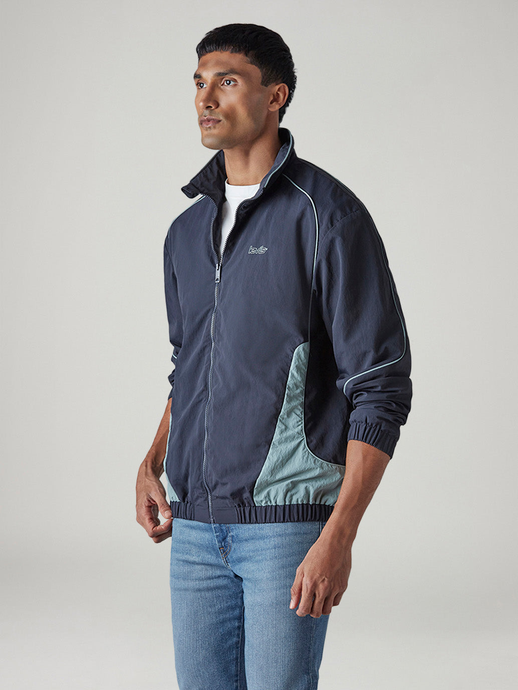 Men's Colorblock Relaxed Fit Jacket
