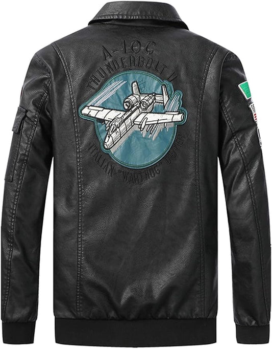 Militare vintage leather jacket