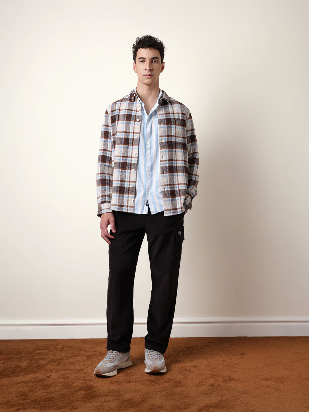 Multicolor Regular Fit Checked Flannel Casual Shirt