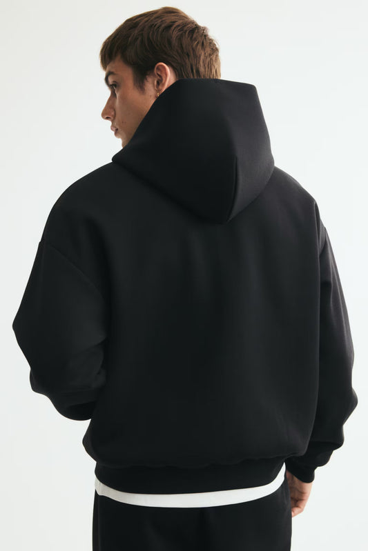 Oversized Fit Interlock Zip-through Jacket