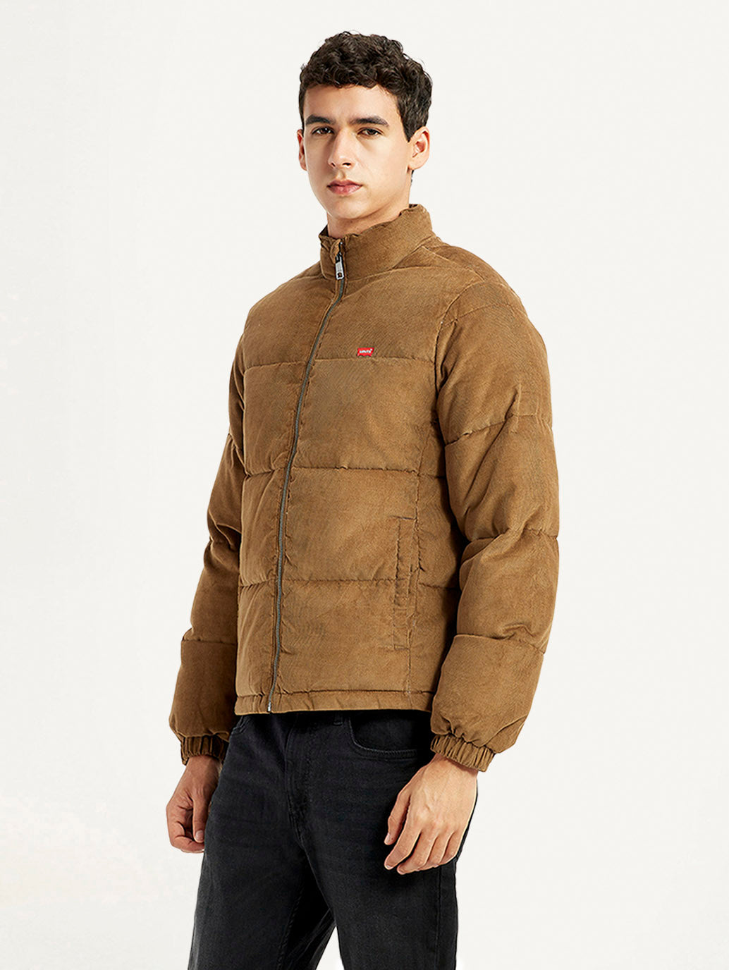 Men's Quilted Slim Fit Puffer Jacket