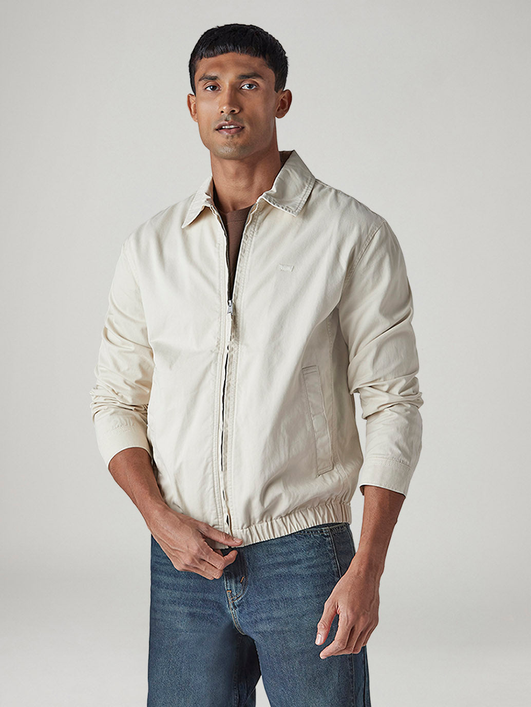 Men's Solid Regular Fit Jacket
