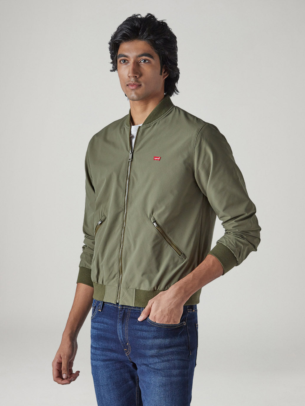 Men's Solid Regular Fit Jacket