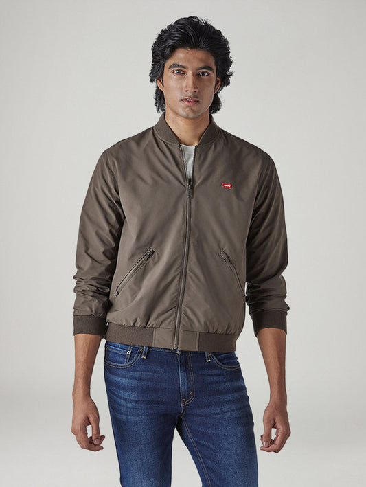 Men's Solid Regular Fit Jacket