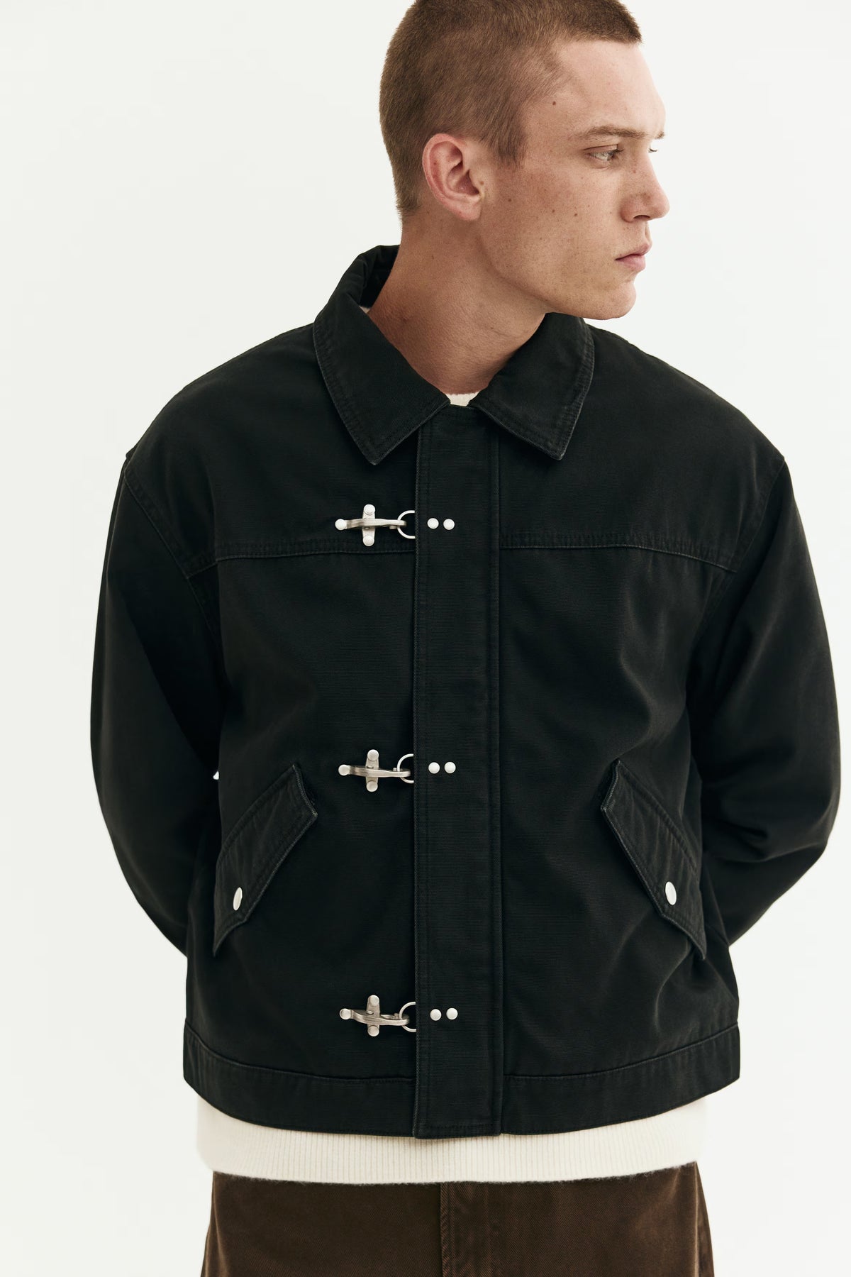 Regular Fit Canvas Jacket