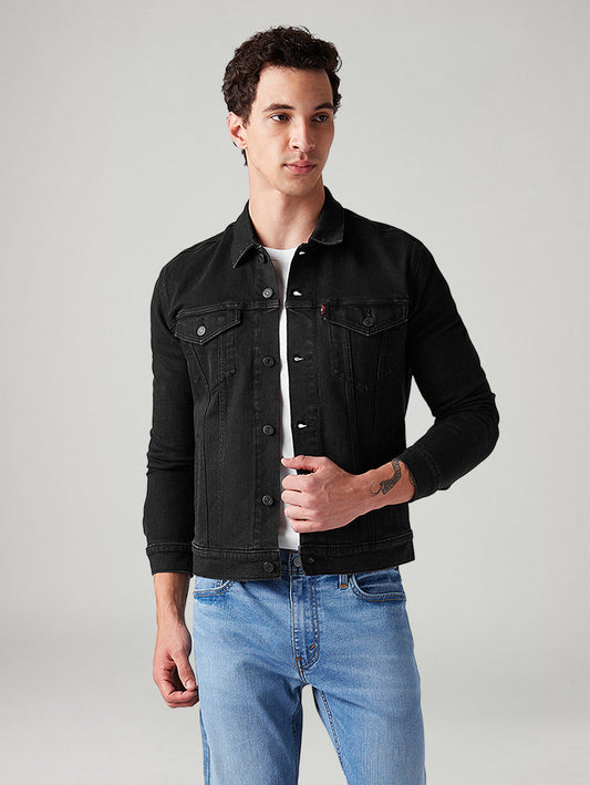 Men's Solid Regular Fit Jacket