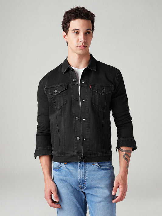 Men's Solid Regular Fit Jacket