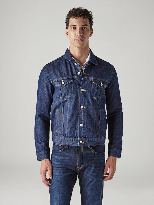Men's Solid Regular Fit Denim Jacket