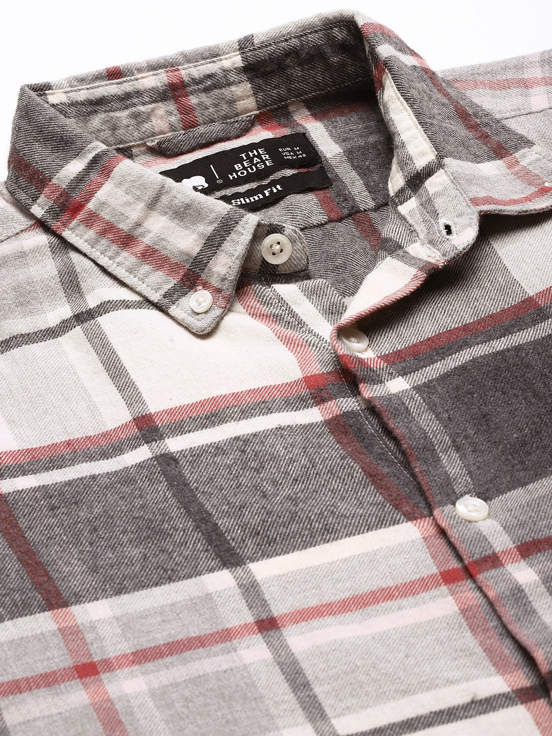 MEN'S GREY FLANNEL CASUAL SHIRT