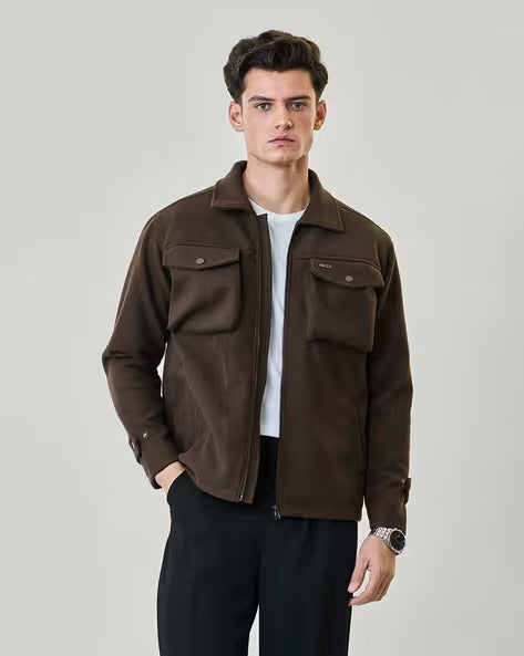 Men Regular Fit Jacket