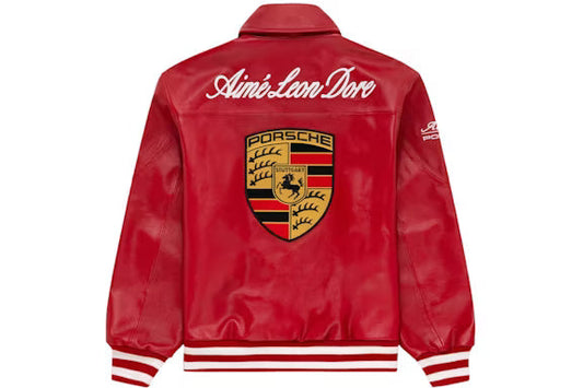 Premium Red Racing Leather Jacket – Motorsport Style