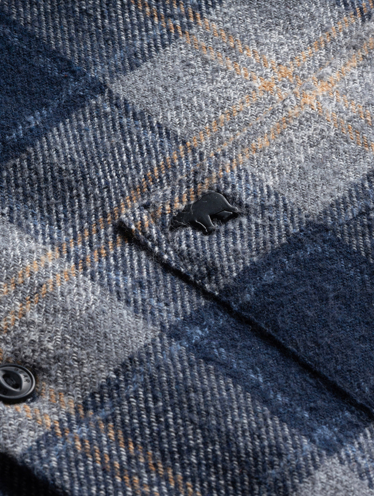 Blue Woven Check Regular Fit Flannel Casual Shirt