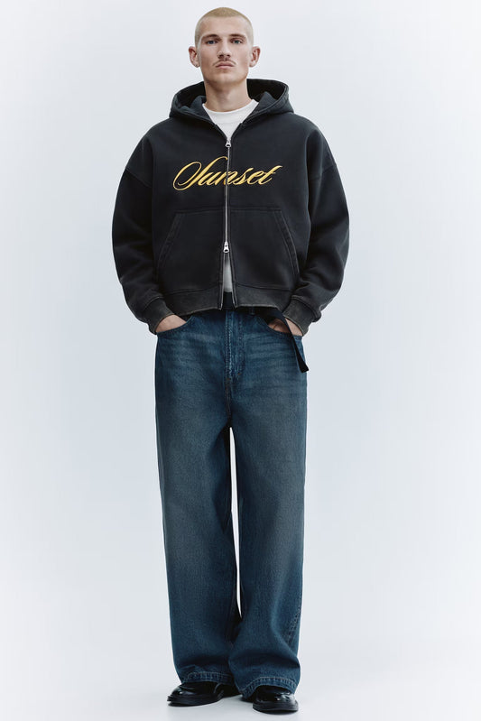 Oversized Fit Hoodie Jacket